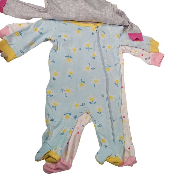 Koala Baby 3-Pack Coverall Multicolor Size 3Months 100% Cotton New - Picture 5 of 10